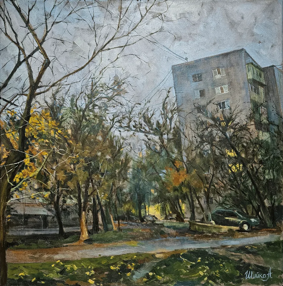 Город засыпает